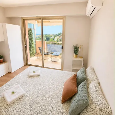 Appartement Vue - Piscine & Clim - 2 Personnes Villeneuve-Loubet